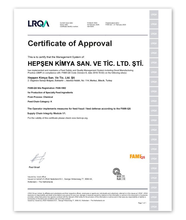 Certificates and Authorisations